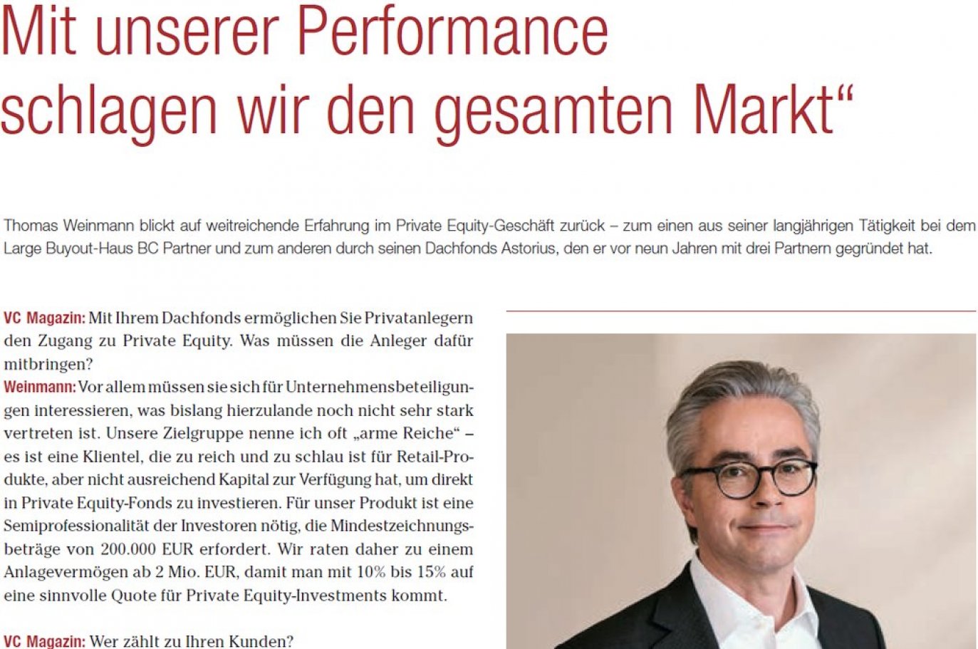 Venture Capital Magazin: 